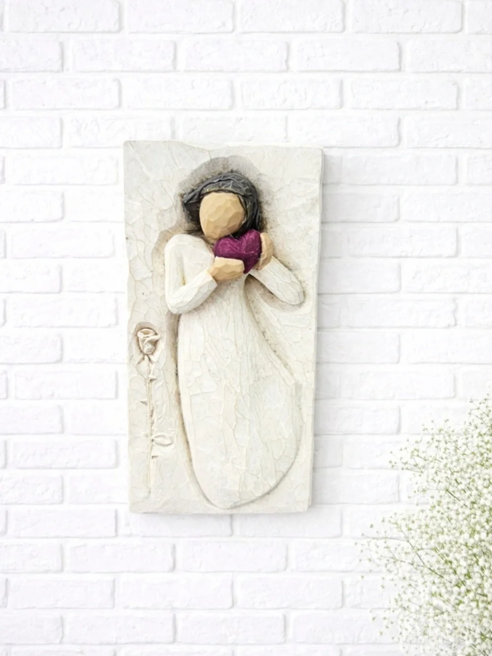 Willow Tree Vintage From The Heart Plaque Artist Susan Lordi 2002